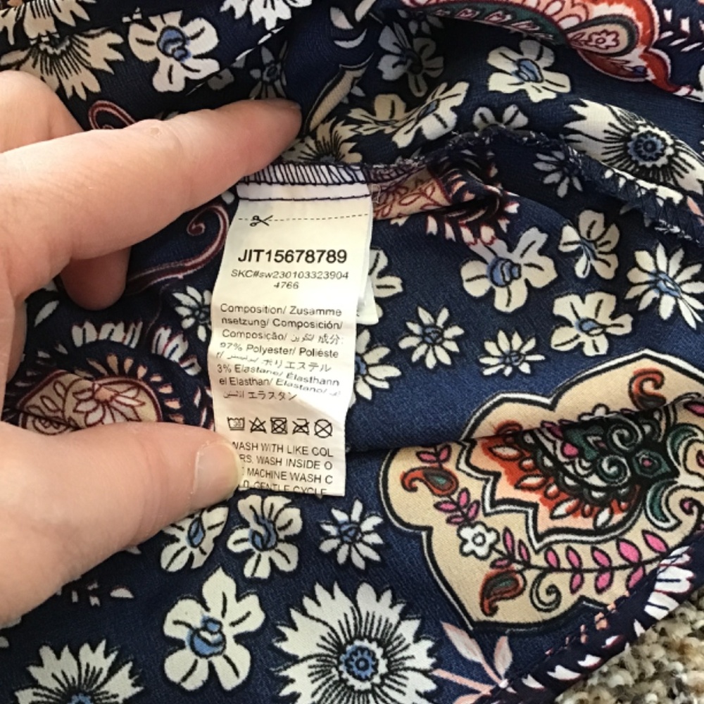 Emory Rose Sleeveless Blouse Sz L - Picture 5 of 7